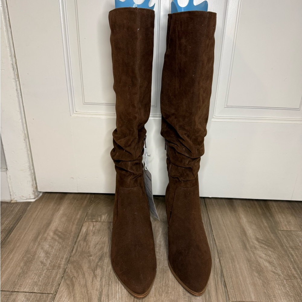 Amazon Essentials Dark Brown Over the Knee Boots